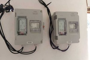 Electric meters in Ngog Mba, Cameroon